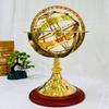 Armillary Brass Sphere Globe Wooden base Pirate's Antique Ship Nautical Sphere Globe 18 Inch (Brass) view 1