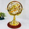 Armillary Brass Sphere Globe Wooden base Pirate's Antique Ship Nautical Sphere Globe 18 Inch (Brass) view 4