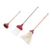 Doll's House Mini Accessory Set Mop Broom Plunger Miniature Cleaning Set for Dollhouse Bathroom Decor view 1