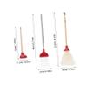 Doll's House Mini Accessory Set Mop Broom Plunger Miniature Cleaning Set for Dollhouse Bathroom Decor view 2