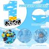 16 Inch Number 1 White Cloud Pinata with 16 Inch Piata Stick Blindfold Confetti for Boy Girl Kids 1st Birthday Party Decorations(1st) view 3