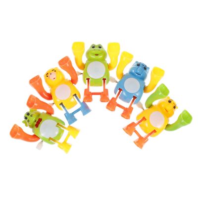SUPVOX 5pcs Creative Wind-up Toys for Boy Girl Funny Shaped Somersault Playthings Hold Clockwork Toys for Coordination and Imagination Random Style