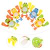 SUPVOX 5pcs Creative Wind-up Toys for Boy Girl Funny Shaped Somersault Playthings Hold Clockwork Toys for Coordination and Imagination Random Style view 3