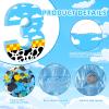 16 Inch Number 3 White Cloud Pinata with 16 Inch Piata Stick Blindfold Confetti for Boy Girl Kids 3rd Birthday Party Decorations(3rd) view 3