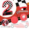 16 Inch Number 2 Race Car Pinata with 16 Inch Piata Stick Blindfold Confetti for Boy Girl Kids 2nd Birthday Party Decorations(2nd) view 3