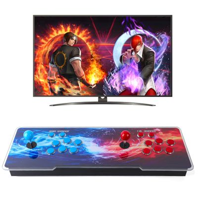 10000 3D Games in 1 Pandora Box Arcade Console  Retro Video Game Machine with Dual Joysticks, 3D System, 4-Player Support, HDMI/VGA Compatible, Save & Search Features (3D 10000 Games)