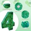 16 Inch Turtle Number 4 Pinata, Turtle Birthday Decorations, Turtle Theme Pinata with 16 Inch Stick Blindfold Confetti for Boy Girl Kids 4th Birthday Party Supplies(4th) view 3