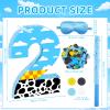 16 Inch Number 2 White Cloud Pinata with 16 Inch Piata Stick Blindfold Confetti for Boy Girl Kids 2nd Birthday Party Decorations(2nd) view 2