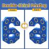 16 Inch Number 6 Double Sided Printing Blue Gold Ring Pinata with 16 Inch Piata Stick Blindfold Confetti for Boy Girl Kids 6th Birthday Party Decorations (6th) view 4
