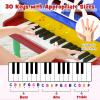 GLACER Kids Piano, 30 Keys Mini Grand Piano with Music Stand and Stool, Classical Electronic Educational Musical Instrument for Girls Boys Ages 3+ (Colorful) view 3
