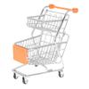 SUPVOX Material Mini Cart Desktop Decoration Sturdy Shopping Cart for Boys and Girls view 1