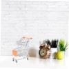 SUPVOX Material Mini Cart Desktop Decoration Sturdy Shopping Cart for Boys and Girls view 4