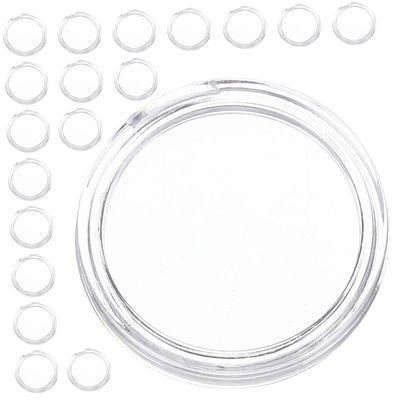 Angoily 50pcs Transparent Holder Cases Clear Protectors for Display and Organization