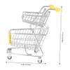 HONMEET Mini Shopping Cart for Boys and Girls Style Toy Shopping Cart Desktop Decor view 2