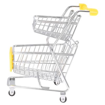 KESYOO Realistic Mini Supermarket Shopping Cart Boys and Girls Toy for Boys and Girls Desktop Decor Mode