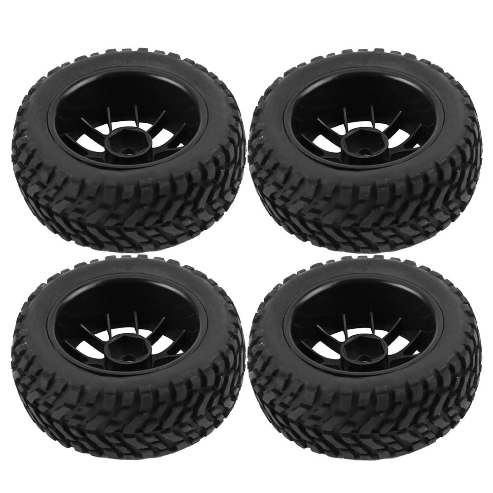 4pcs Set Racing Off Road Car Tires Rubber Tyre Wheel for 1:10 Vehicle Part Off Road RC Tires RC Racing Car Tires 110 Racing Car Tires Tyres 1/10 Off Road Tires RC Car Tires RC