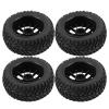 4pcs Set Racing Off Road Car Tires Rubber Tyre Wheel for 1:10 Vehicle Part Off Road RC Tires RC Racing Car Tires 110 Racing Car Tires Tyres 1/10 Off Road Tires RC Car Tires RC view 1