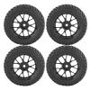 4pcs Set Racing Off Road Car Tires Rubber Tyre Wheel for 1:10 Vehicle Part Off Road RC Tires RC Racing Car Tires 110 Racing Car Tires Tyres 1/10 Off Road Tires RC Car Tires RC view 4