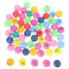 60pcs Game Balls for Raffle and Lottery Draws Plastic Balls with Printed Numbers for Parties Education and Entertainment view 1