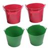 BESPORTBLE 4pcs Boys and Girls Beach Bucket Toy Garden Sand Buckets Random Colors for Sand Play and Creative Imagination for Ages view 1