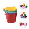 BESPORTBLE 4pcs Boys and Girls Beach Bucket Toy Garden Sand Buckets Random Colors for Sand Play and Creative Imagination for Ages view 2