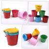BESPORTBLE 4pcs Boys and Girls Beach Bucket Toy Garden Sand Buckets Random Colors for Sand Play and Creative Imagination for Ages view 3