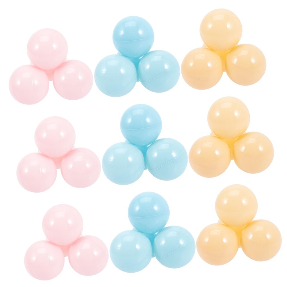 Garneck 50pcs Boys and Girls Pits Balls for Fun Educational Play Round Ocean Balls Material for Party Pool and Playroom Random