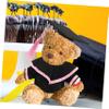 Cabilock Handmade Graduation Bear Outfit Set with Cap and Scroll Plush Doll Costume for Celebrating Academic Soft Graduation Shawl and Tassel Hat view 4