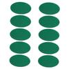 Abaodam 10pcs Replacement Hockey Mallet Felt Pad Green Felt Hockey Paddles for Family Parties and Indoor Fun view 1