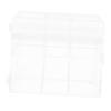 Abaodam 6grid Acrylic Display Case Shelves Home Toy Box for Models Toys Showcase Display Box