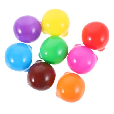 Abaodam 100pcs Adorable Bear-Shaped Ocean Balls for Thickened Plastic Balls for Boy Girl Play Safe Materials for Nursery and Home Enhances Sensory and Motor Skills