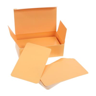 ABOOFAN 100pcs Double-sided Blank Flash Cards for Learning Note-taking and Projects Versatile Cardstock for Vocabulary Uses
