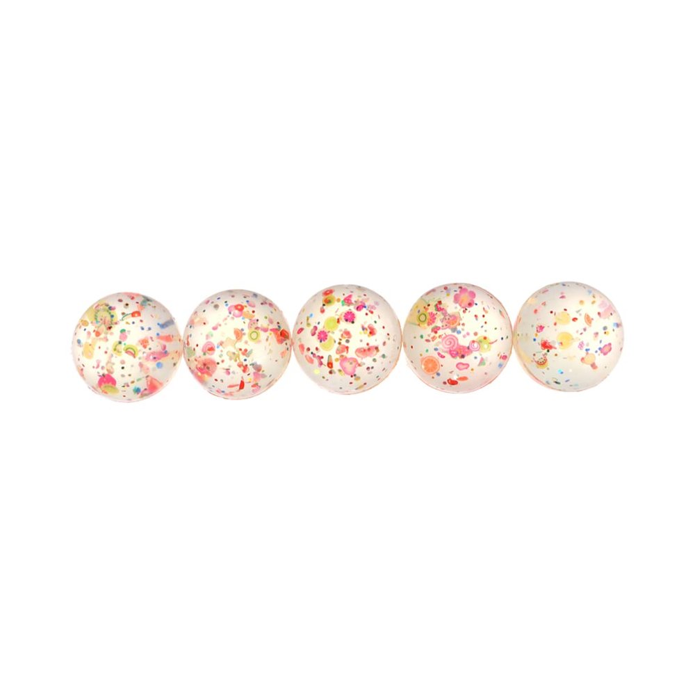 Abaodam 5pcs Fruit Themed Bouncy Rubber Cognitive Toys for Boys and Girls for Parties and Learning Activities Safe Fun for Boy Girl