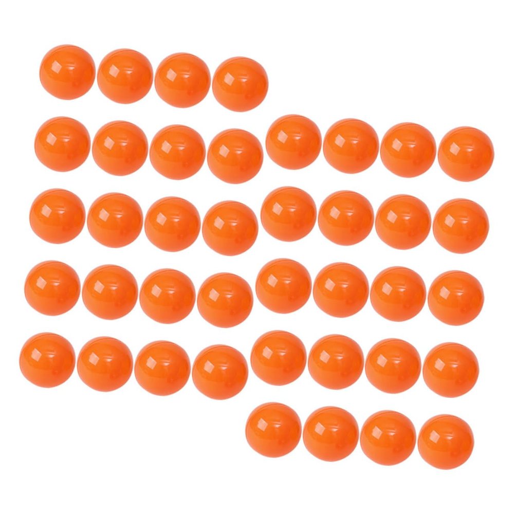 GLEAVI Orange Balls 50pcs for Ball Pit Reusable Openable Design for Party Games