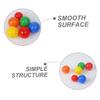 GLEAVI Orange Balls 50pcs for Ball Pit Reusable Openable Design for Party Games view 3