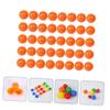 GLEAVI Orange Balls 50pcs for Ball Pit Reusable Openable Design for Party Games view 4