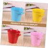 Abaodam 4pcs Boy Girl Sand Buckets Lightweight Mini Beach Bucket Toys for Boys and Girls Fun and Creative Design for Sand Play for Beach and Outdoor Activities view 2