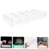 Hemoton 2pcs Clear Poker Chip Tray Practical Multi-grid Organizer for Chips Acrylic Storage Holder for Poker Games and view 2
