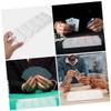 Hemoton 2pcs Clear Poker Chip Tray Practical Multi-grid Organizer for Chips Acrylic Storage Holder for Poker Games and view 3
