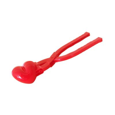CORHAD Heart Shaped Maker Clip for Boy Girl Outdoor Winter Fun Toy Easy to Use Safe Material for Snow Large with Interchangeable Heads