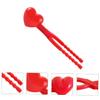 CORHAD Heart Shaped Maker Clip for Boy Girl Outdoor Winter Fun Toy Easy to Use Safe Material for Snow Large with Interchangeable Heads view 2