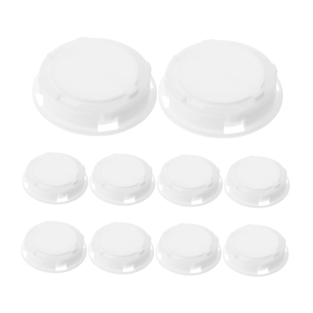 WOONEKY 10pcs Piggy Bank Plugs Bottom Stoppers for Money Saving Box Easy to Replace Minimalist Design Compatible with Styles
