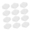 DECHOUS 12pcs Blank Acrylic Sided Dice for Board Games Educational Fun Activities Smooth for Engraving for Teaching and Creative Projects view 1