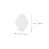 DECHOUS 12pcs Blank Acrylic Sided Dice for Board Games Educational Fun Activities Smooth for Engraving for Teaching and Creative Projects view 2