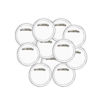 ORFOFE 36pcs Acrylic Button Badges Kit Pin for Crafts Round Personalize Your Own Badges for Schools Events and Crafts Projects Random Style