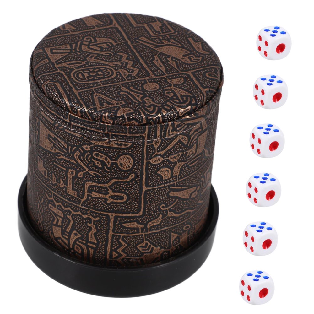 Abaodam Entertainment Dice Cup Dice Cup Rolling Transport Storage Case for Ktv Game