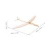 CIYODO Stable Flight Handmade Wood Toy Plane Model Aeroplane Kits Retro Airplane Model for Carnival Handicrafts Toy view 2