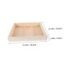 BESPORTBLE Square Mini Sandbox Play Tray for Toddlers Boy Girl Storage Box for Indoor Play Accessories Versatile view 2