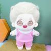 niannyyhouse 17cm Doll Clothes Sleeveless T-Shirt Pants Sports Suit 15cm Plush Doll Dressup (A10) view 4