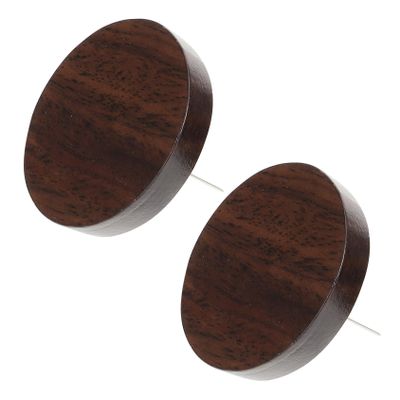 ABOOFAN 2pcs Doll Display Stand Wooden Base and Needle Support for Felting Dolls Decorative Holder for Showcasing Desks Shelves Ebony